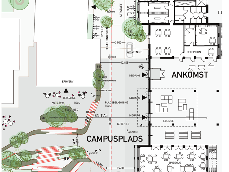 Oversigt over grund - det nye skolebyggeri (1)