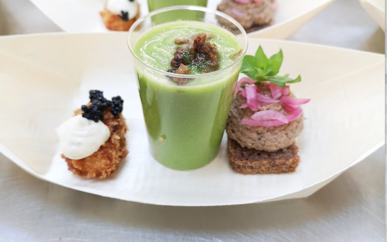 Hotel- og Restaurantskolens opskrift på grøn gazpacho