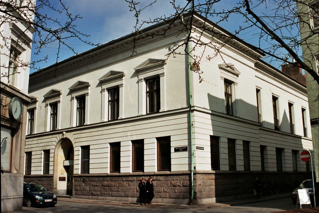 Hotel- og Restaurantskolen da den lå på Niels Hemmingsens Gade.