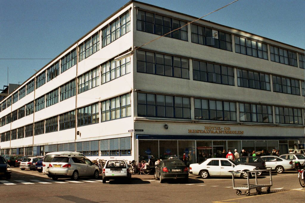 Hotel- og Restaurantskolen da den lå i Kødbyen.