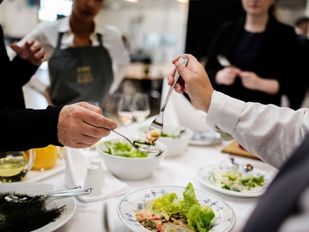 Smagsprøver Hotel- og Restaurantskolen.